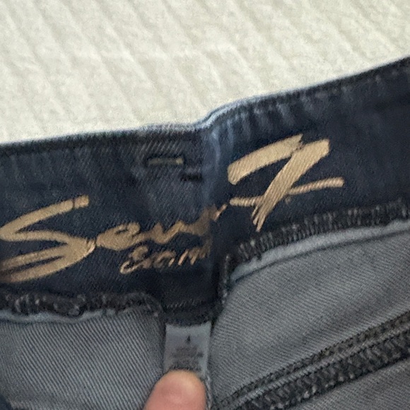 Seven7 Men's Relaxed Fit Jeans in Dark Blue - Picture 2 of 6